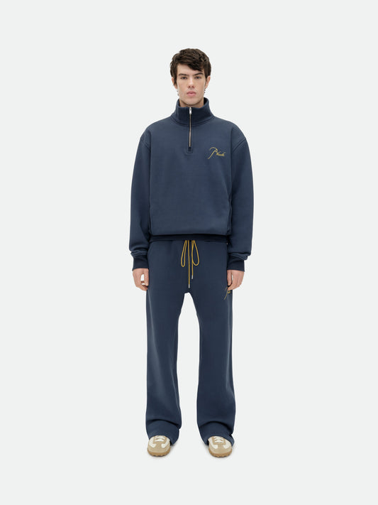 CLASSIQUE QUARTER ZIP - NAVY\/YELLOW
