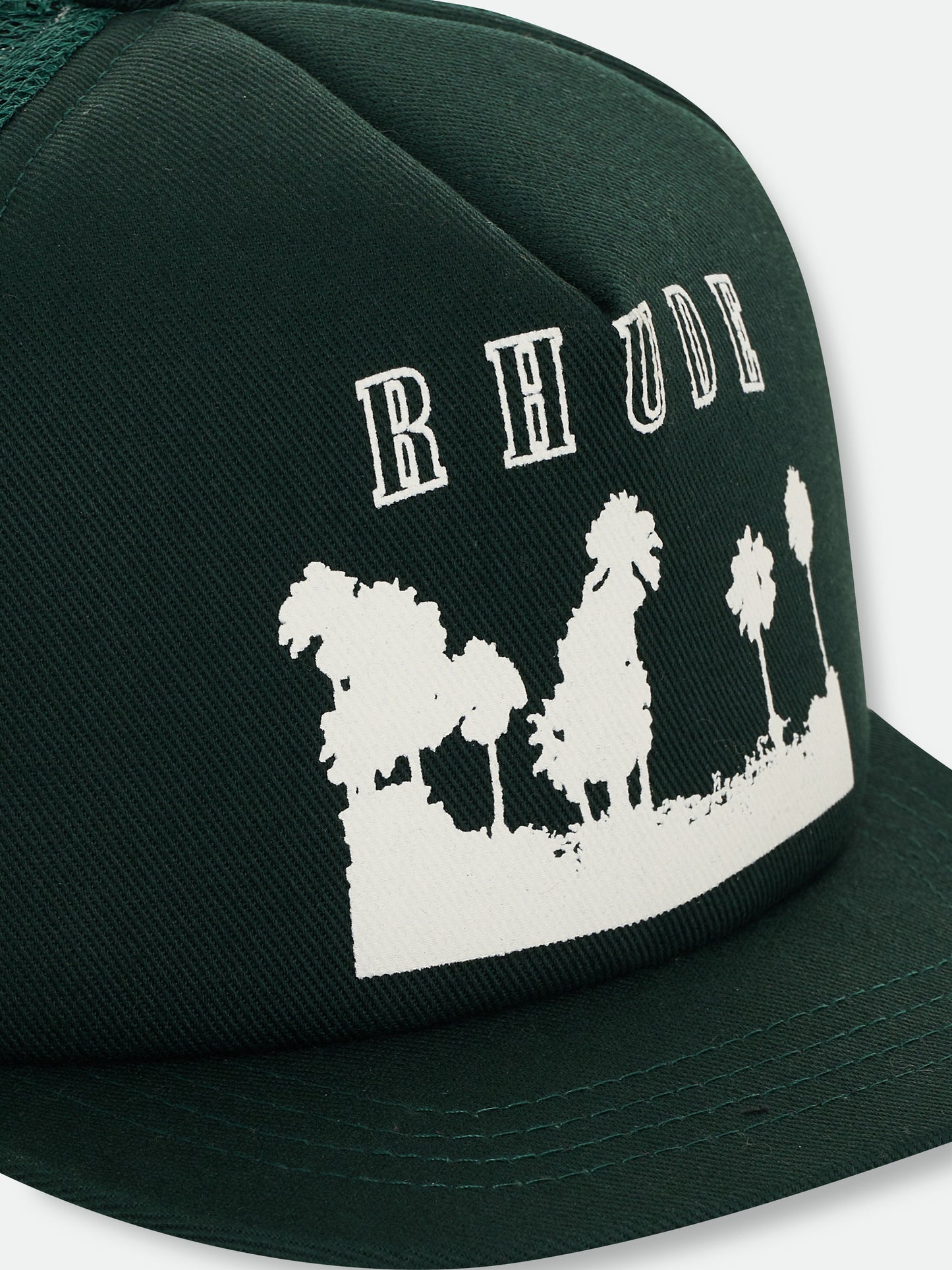 THOUSAND PALMS TRUCKER HAT - GREEN\/WHITE