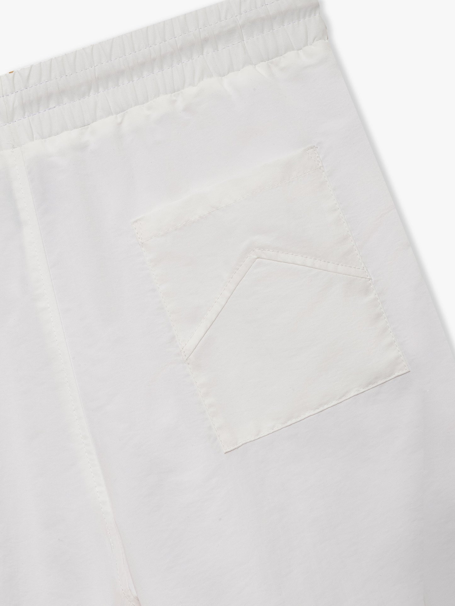 LOGO TRACK SHORT - WHITE\/RED