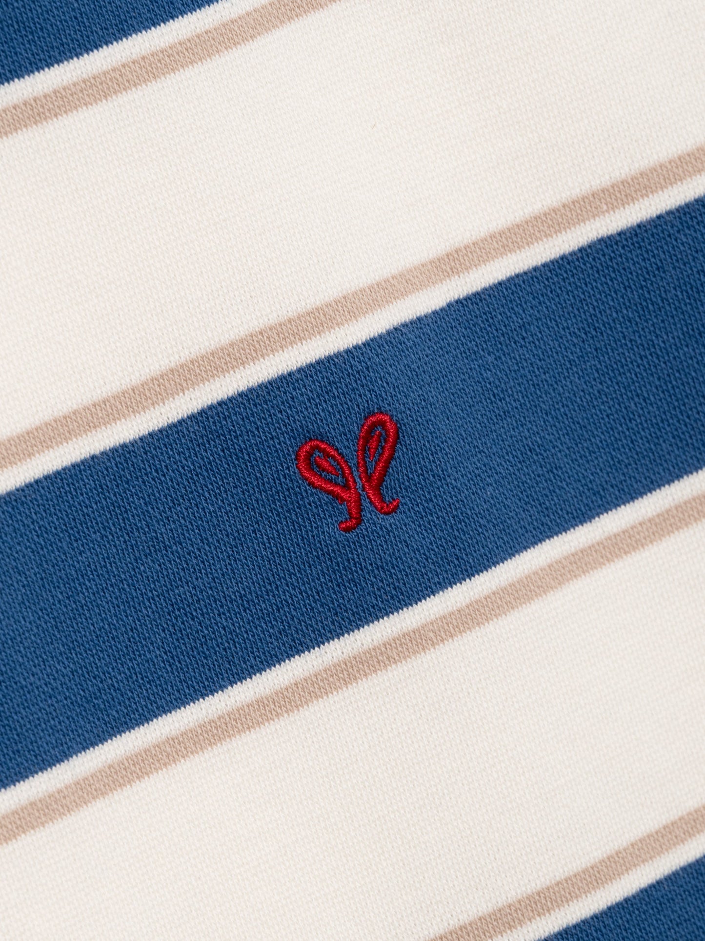 FONTAINE STRIPED SS POLO SHIRT