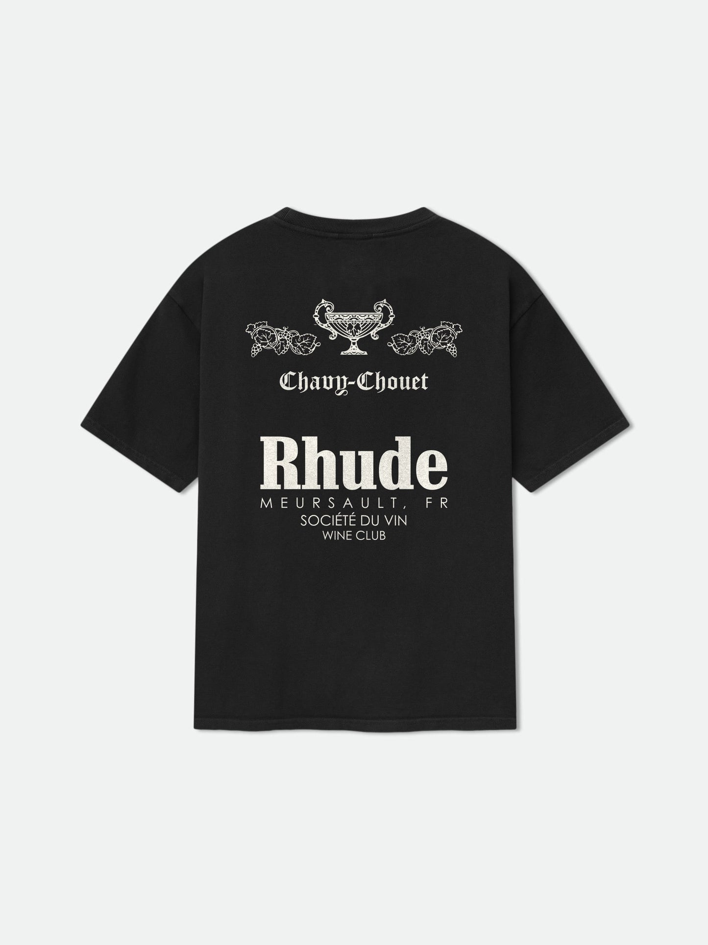 RHUDE x DOMAINE CHAVY-CHOUET TEE - VTG BLACK
