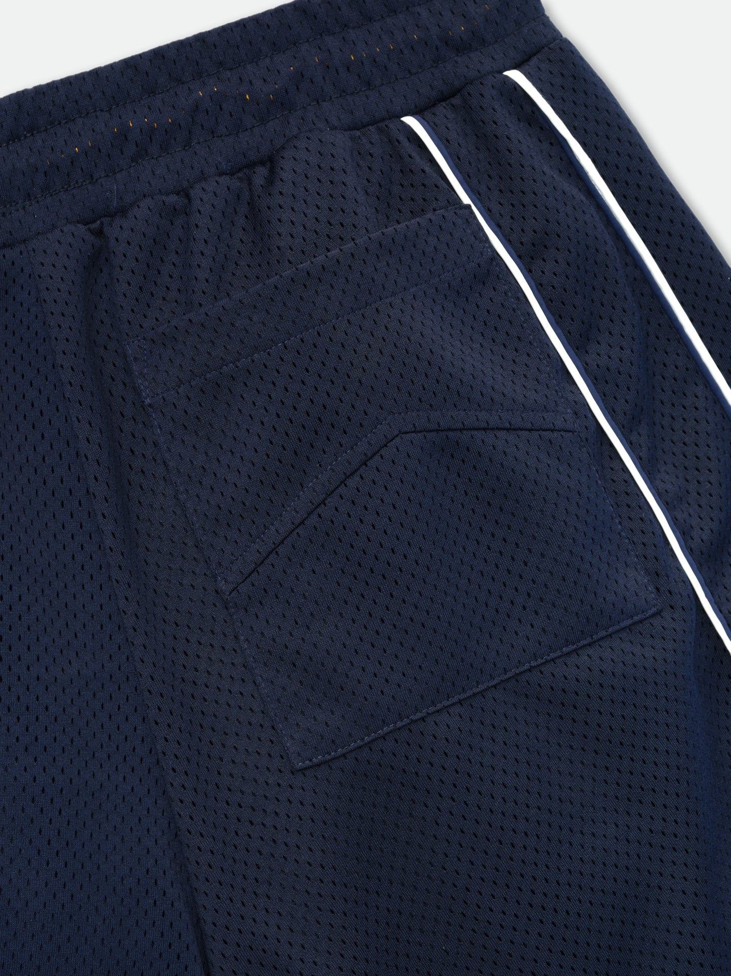 BAGGY COLLEGIATE LOGO SHORT - NAVY\/CREAM