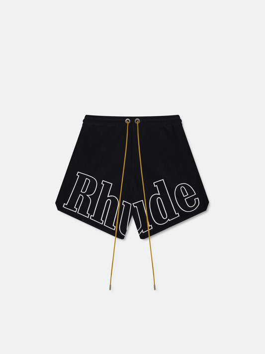 LOGO TRACK SHORT - BLACK