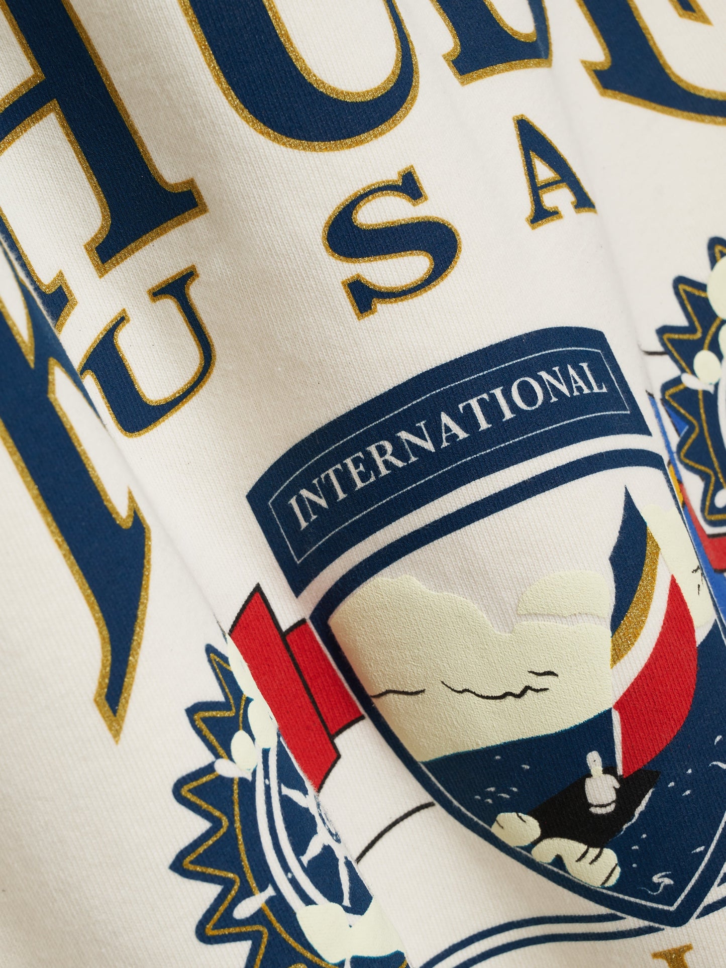 USA SAILING ICON TEE - VINTAGE WHITE\/ BLACK