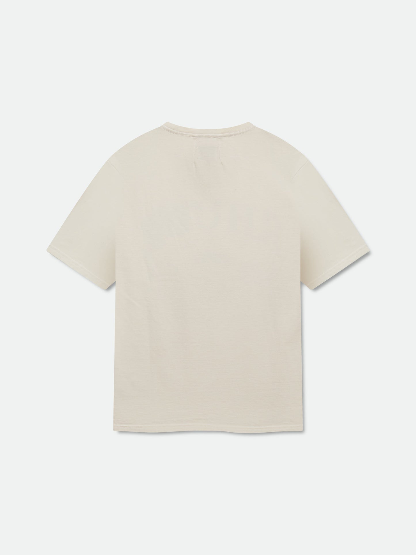 RHUDE COLLEGIATE CREST TEE - VTG WHITE\/YELLOW