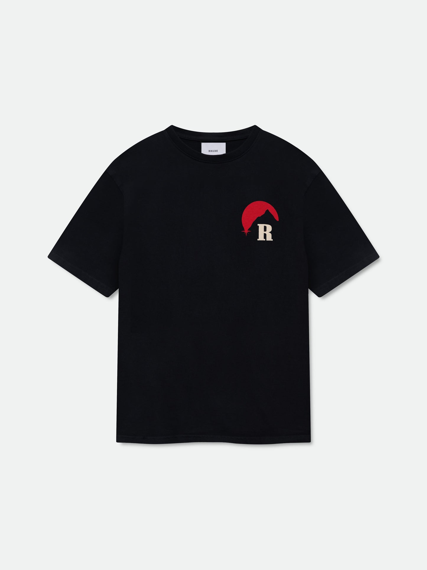 MOONLIGHT REGATTA TEE - VINTAGE BLACK\/ WHITE