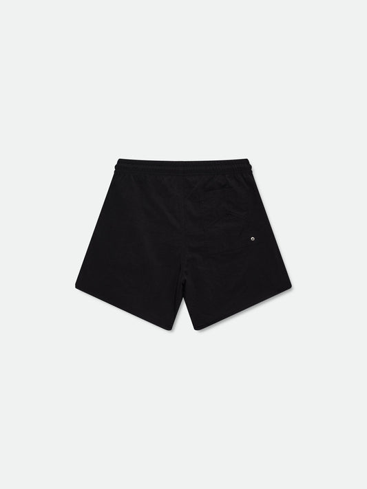 RHUDE LOGO SWIM TRUNKS - BLACK \/ WHITE