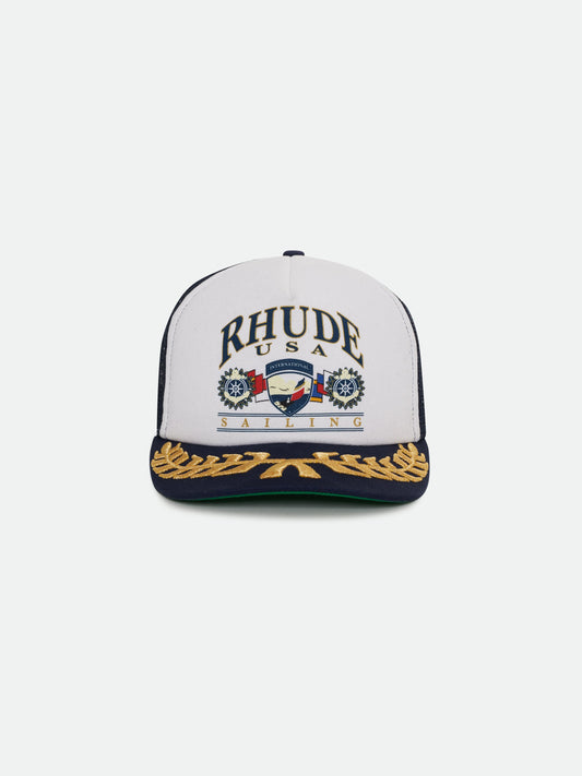 USA SAILING ICON TRUCKER HAT - NAVY \/ WHITE