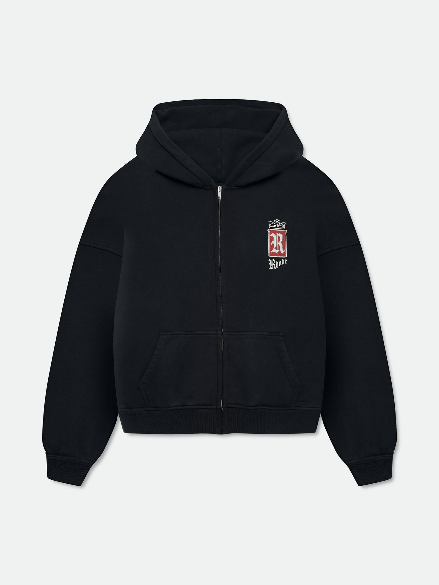 RHUDE FUMAR 91 ZIP-UP HOODIE