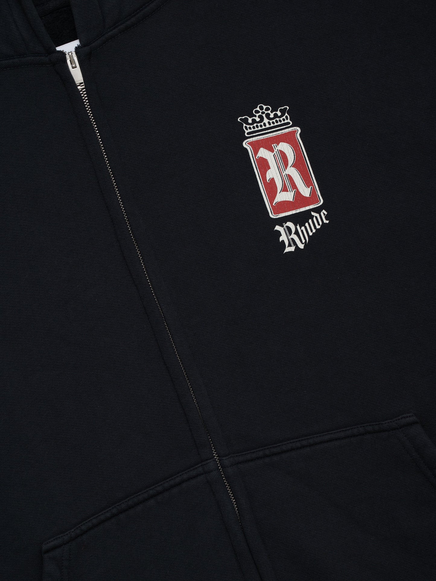 RHUDE FUMAR 91 ZIP-UP HOODIE