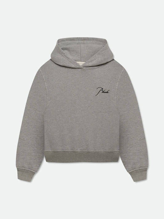 CLASSIQUE HOODIE - HEATHER GREY \/ BLACK