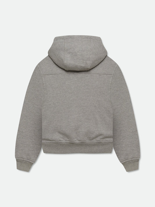 CLASSIQUE HOODIE - HEATHER GREY \/ BLACK