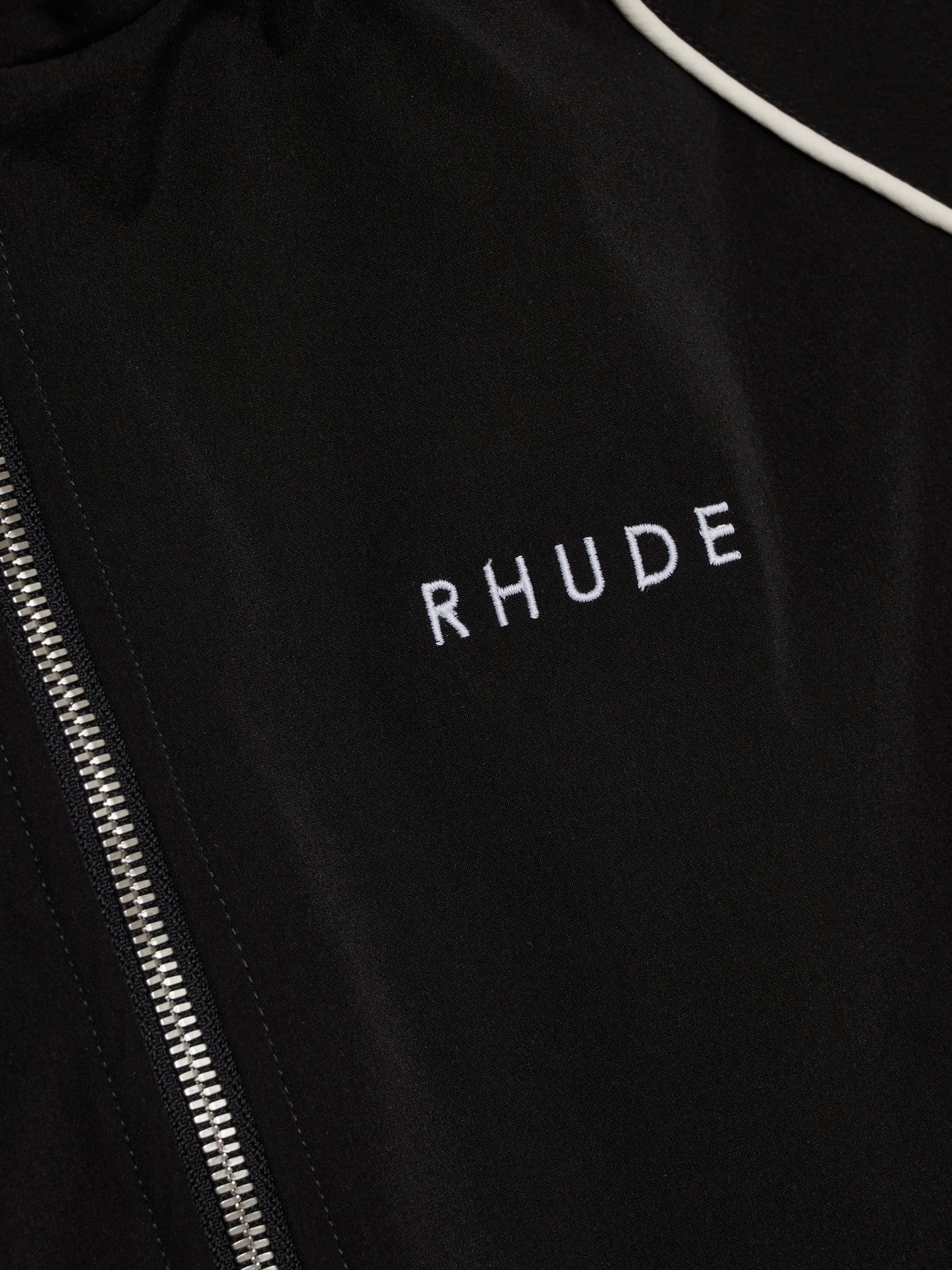 RAMONA PIPING TRACK JACKET - BLACK \/ WHITE
