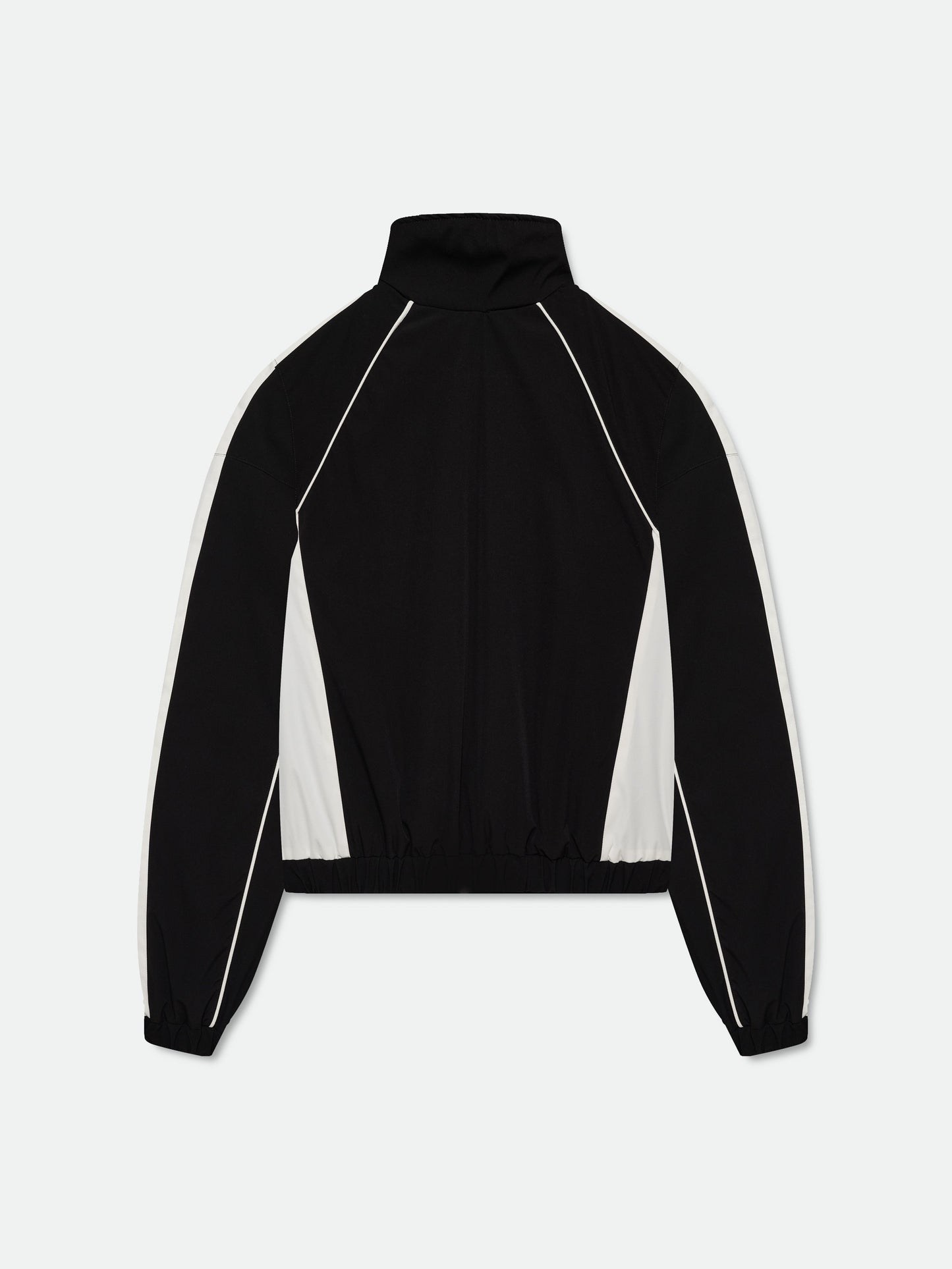 RAMONA PIPING TRACK JACKET - BLACK \/ WHITE