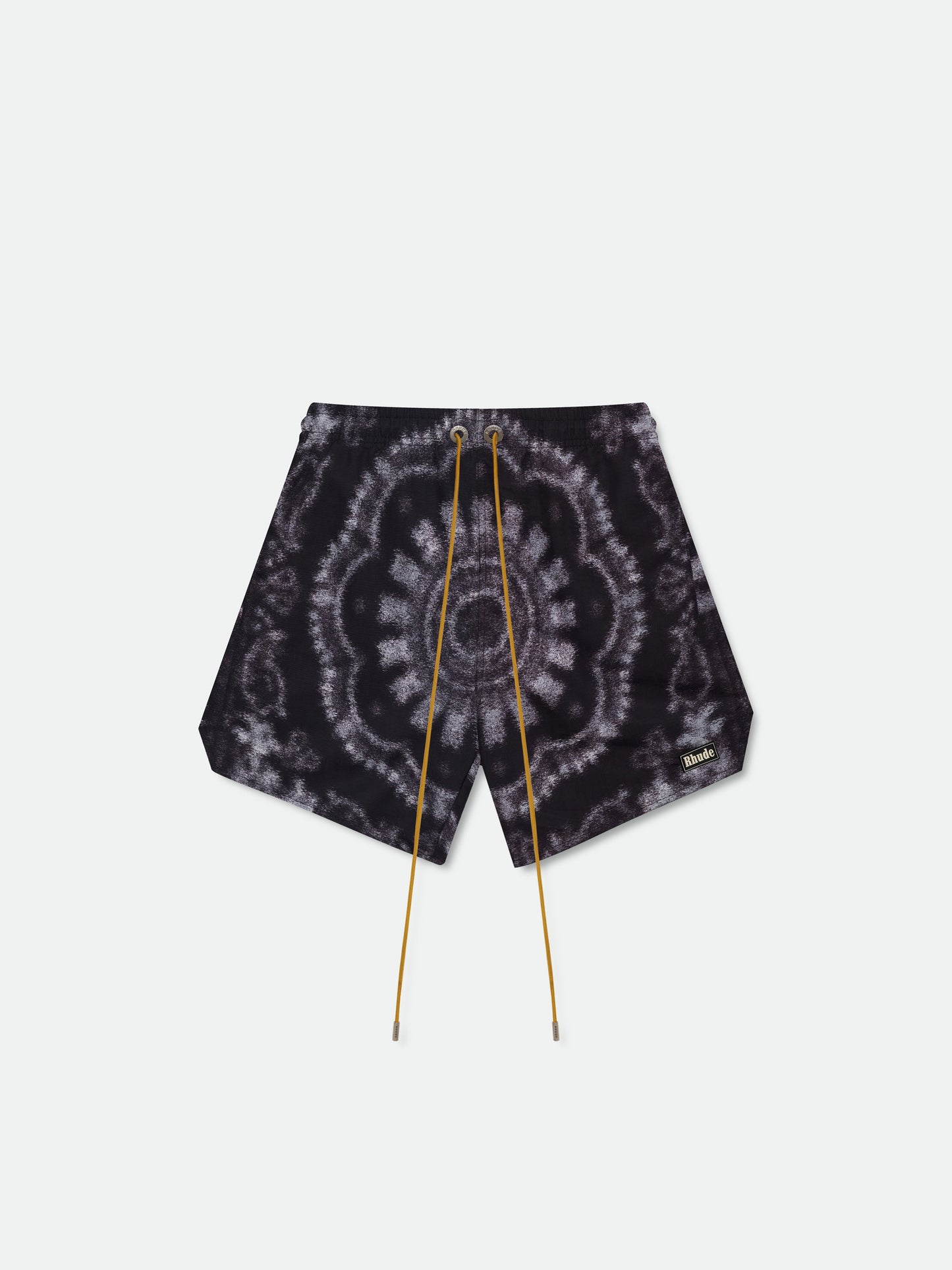 RHUDE MOTION BANDANA SWIM TRUNKS - BLACK
