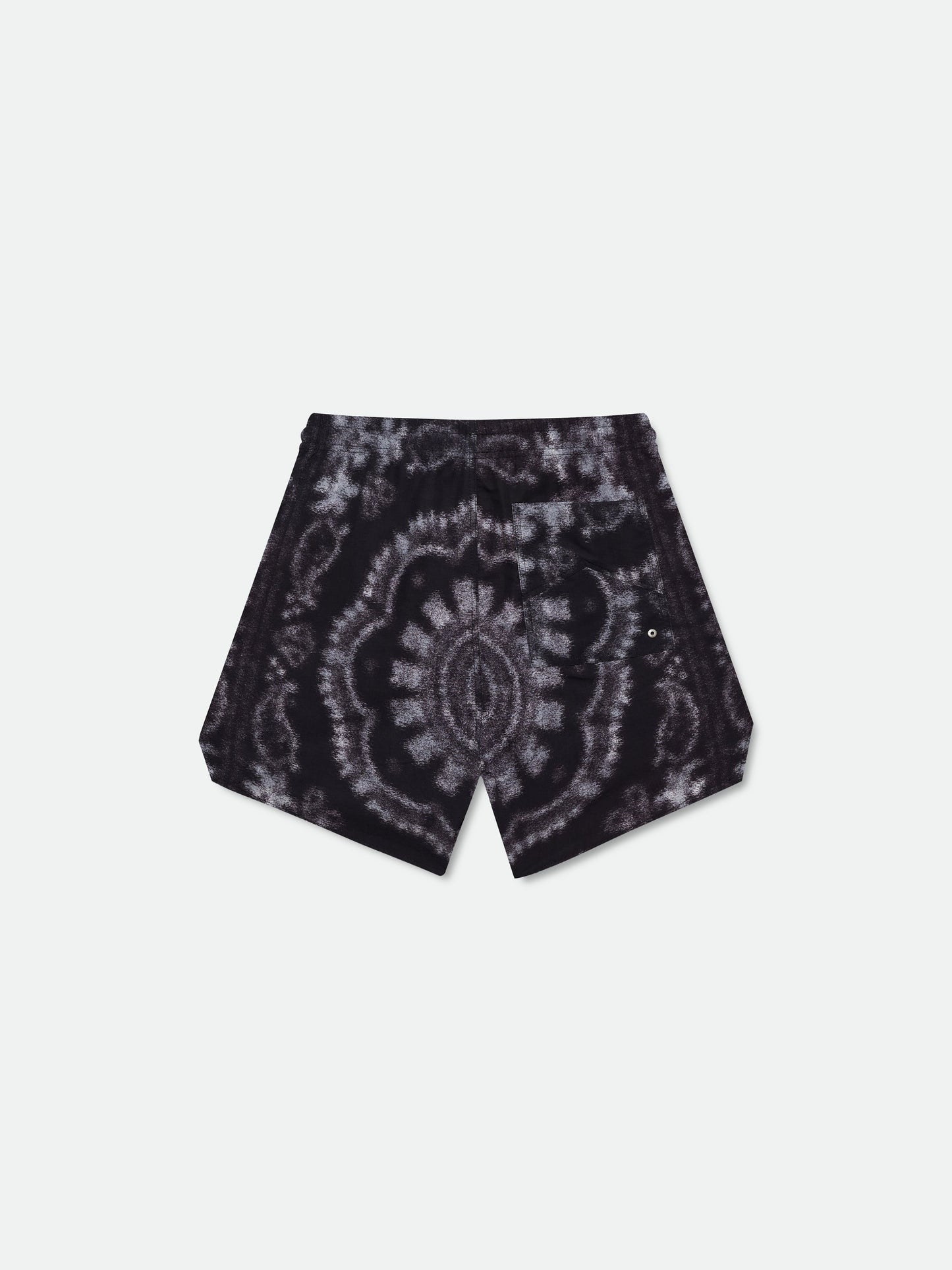RHUDE MOTION BANDANA SWIM TRUNKS - BLACK
