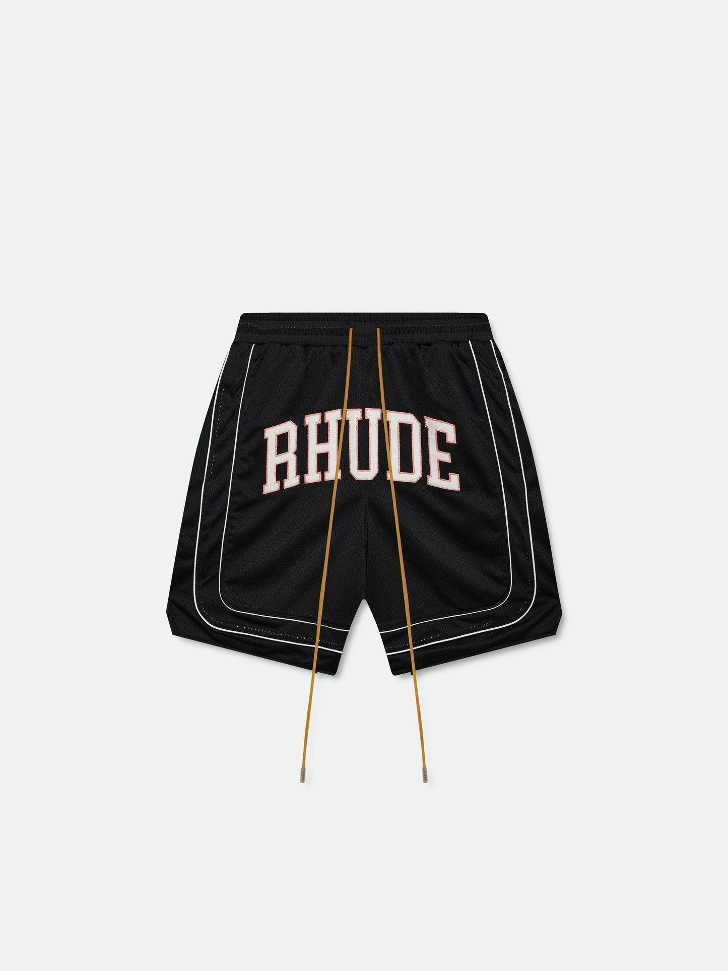 BAGGY COLLEGIATE LOGO SHORT - RED\/BLACK