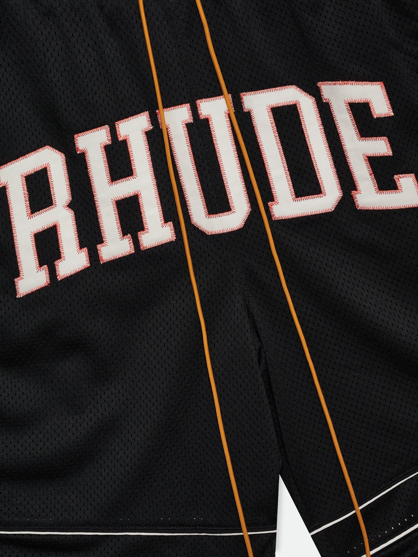 BAGGY COLLEGIATE LOGO SHORT - RED\/BLACK