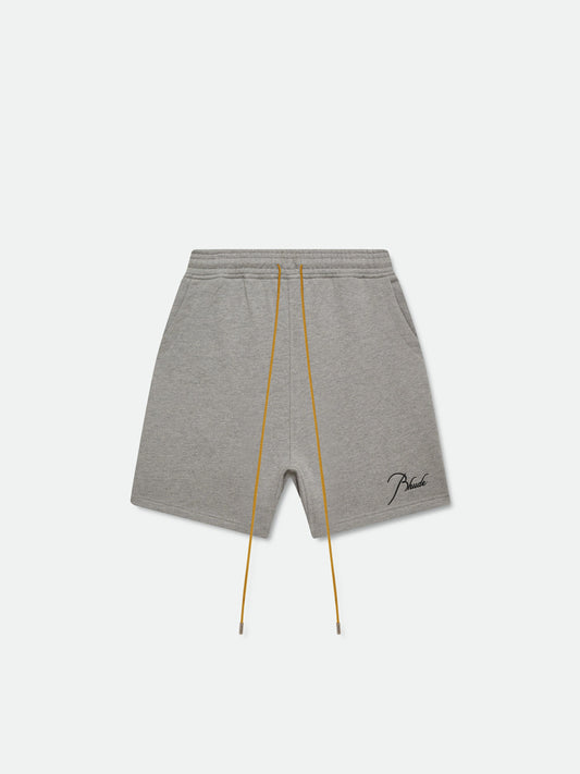 CLASSIQUE SWEAT SHORTS - HEATHER GREY\/BLACK