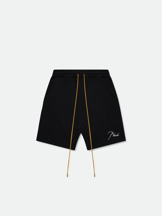 CLASSIQUE SWEAT SHORTS - BLACK\/WHITE