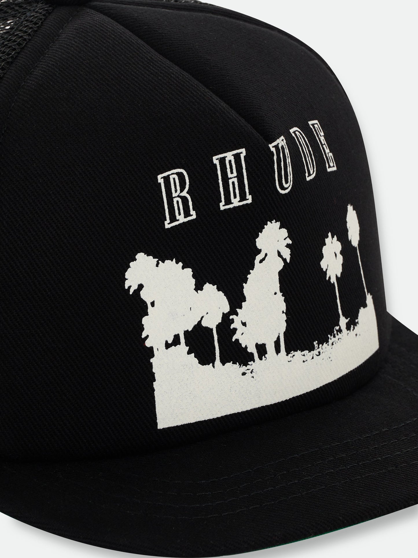 THOUSAND PALMS TRUCKER HAT - BLACK\/WHITE