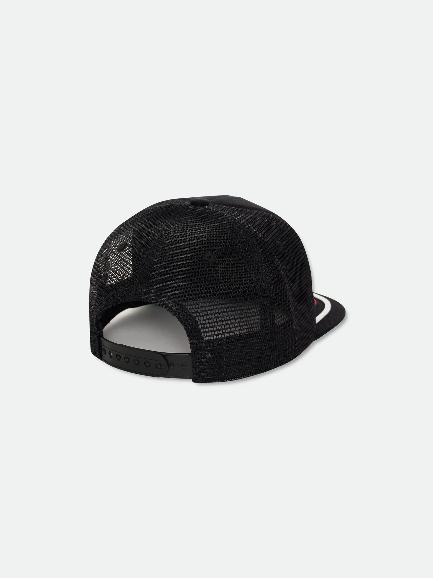 RHUDE PATCH TRUCKER HAT - BLACK \/ WHITE \/ RED