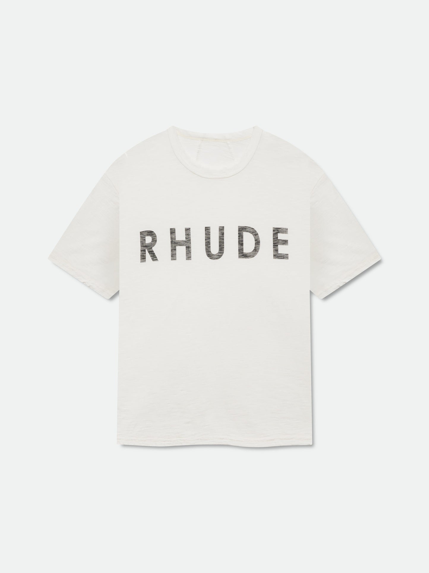 RHUDE LOGO SLUB TEE - VTG WHITE