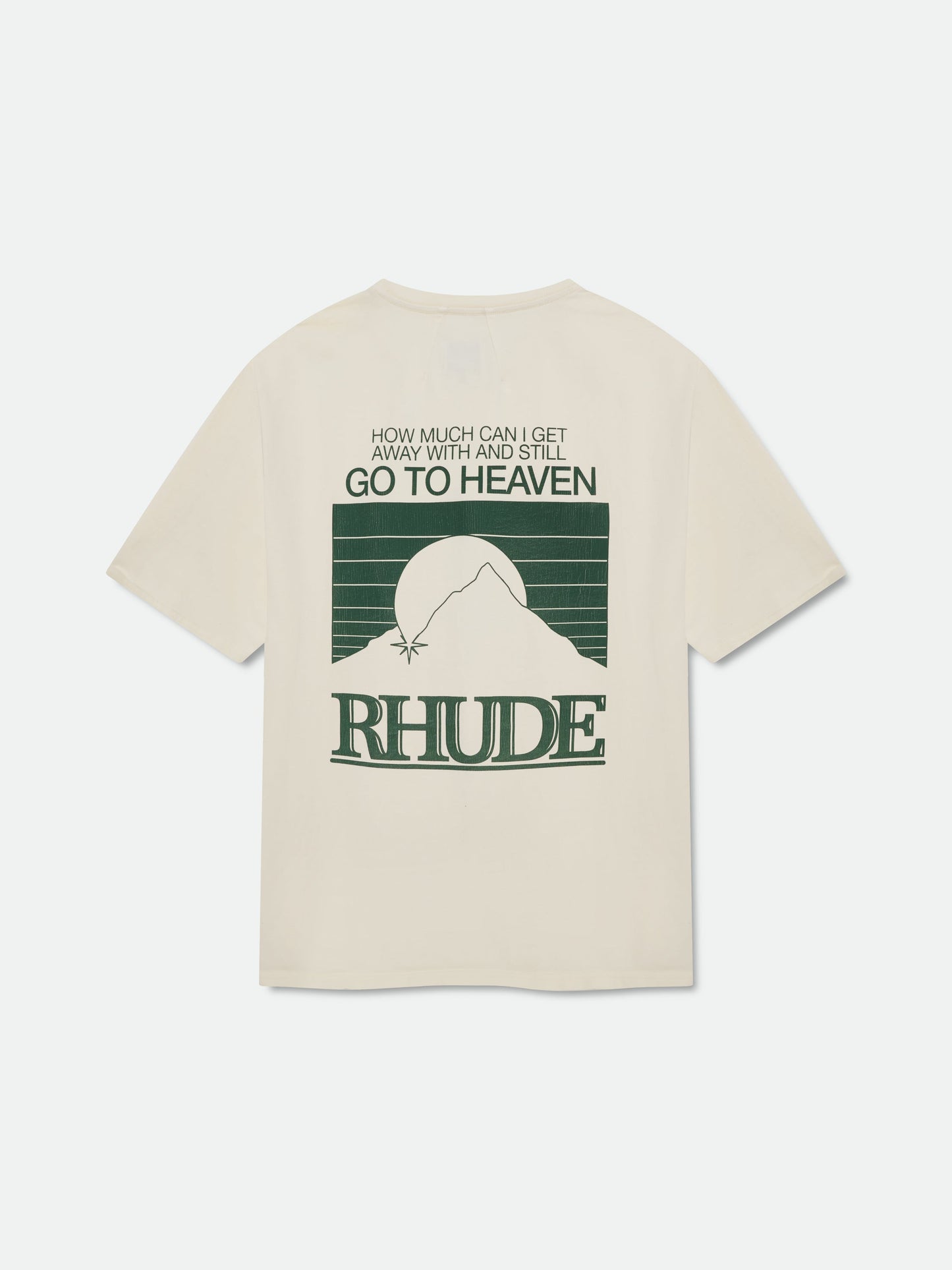 MOONLIGHT PACK TEE - VINTAGE WHITE\/ GREEN