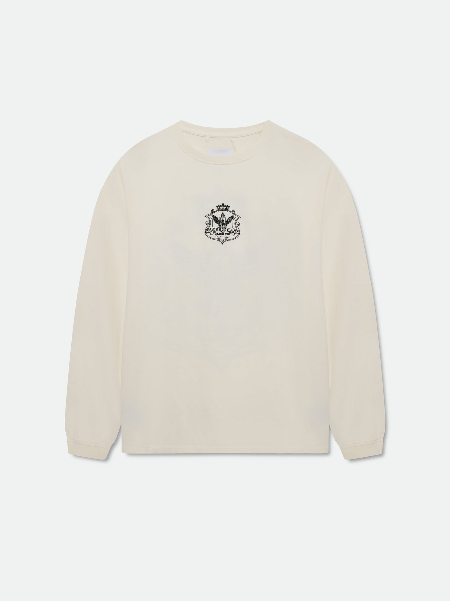 GRAND CRU CREST LS TEE - VINTAGE WHITE