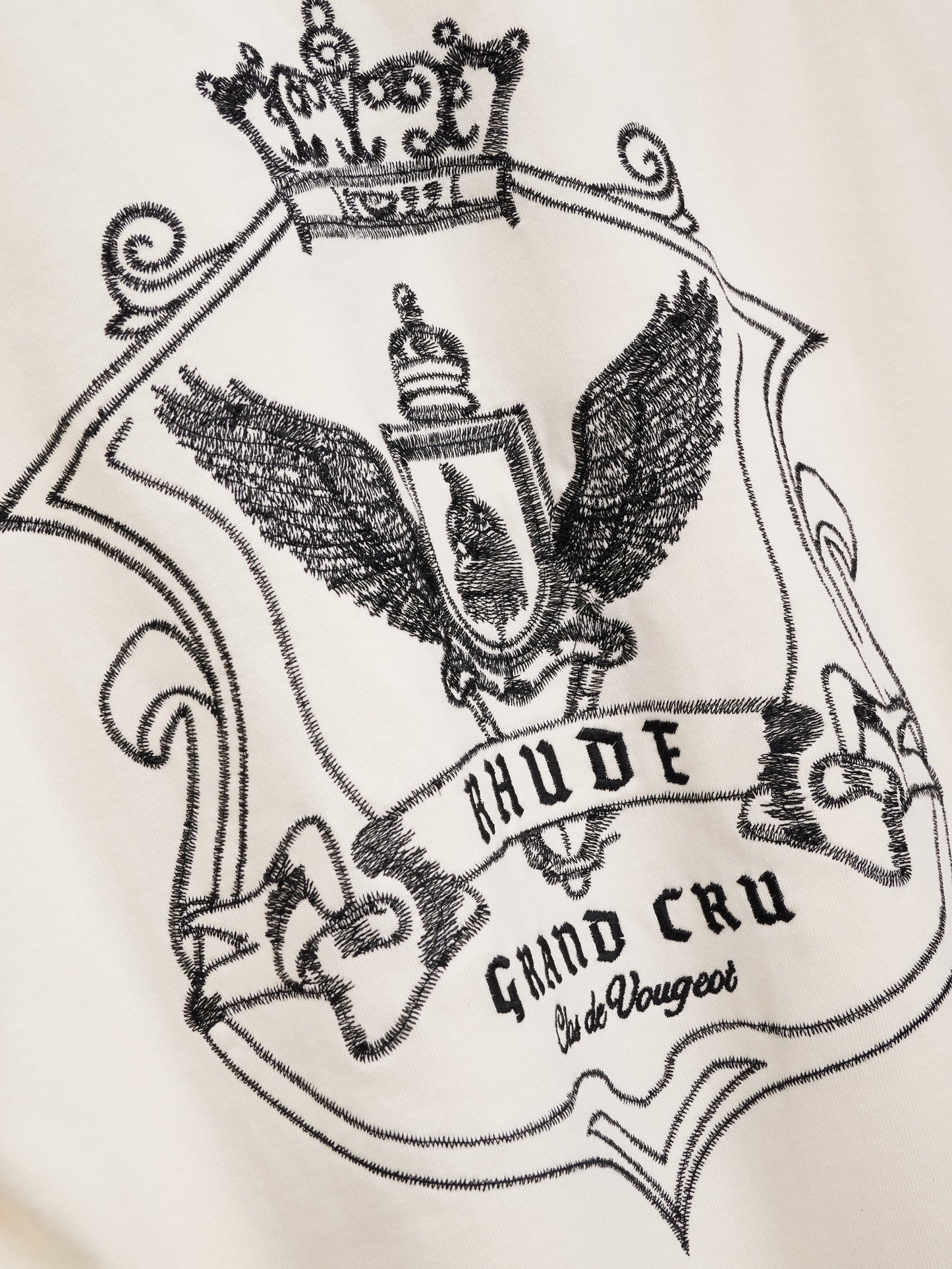 GRAND CRU CREST LS TEE - VINTAGE WHITE
