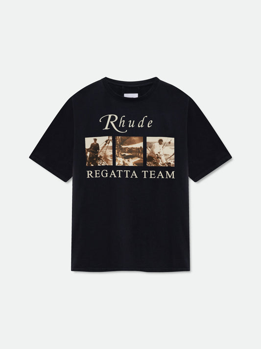 USVI REGATTA TOUR TEE - VINTAGE BLACK\/WHITE\/RED