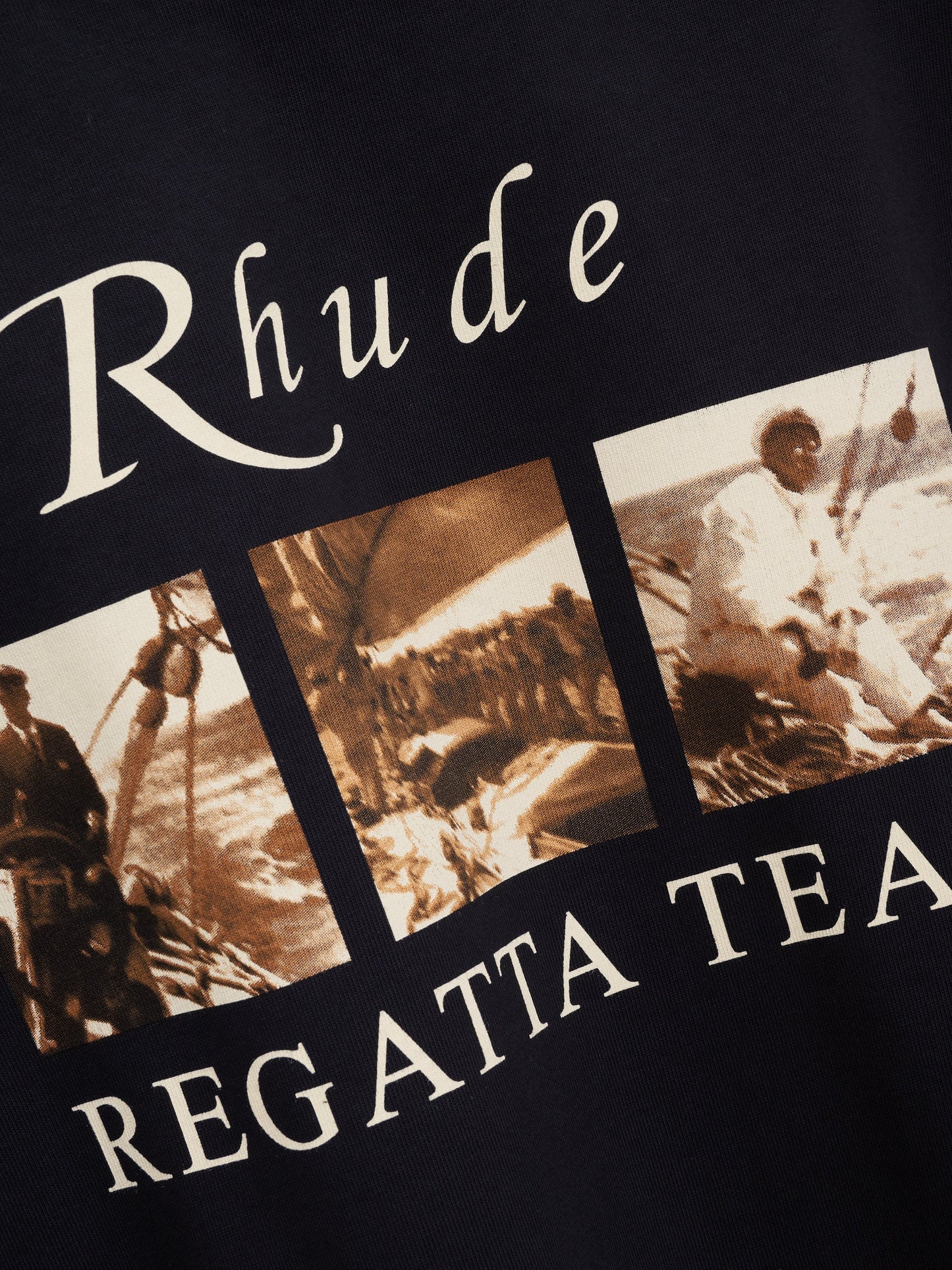 USVI REGATTA TOUR LS TEE - VINTAGE BLACK\/ WHITE\/ RED