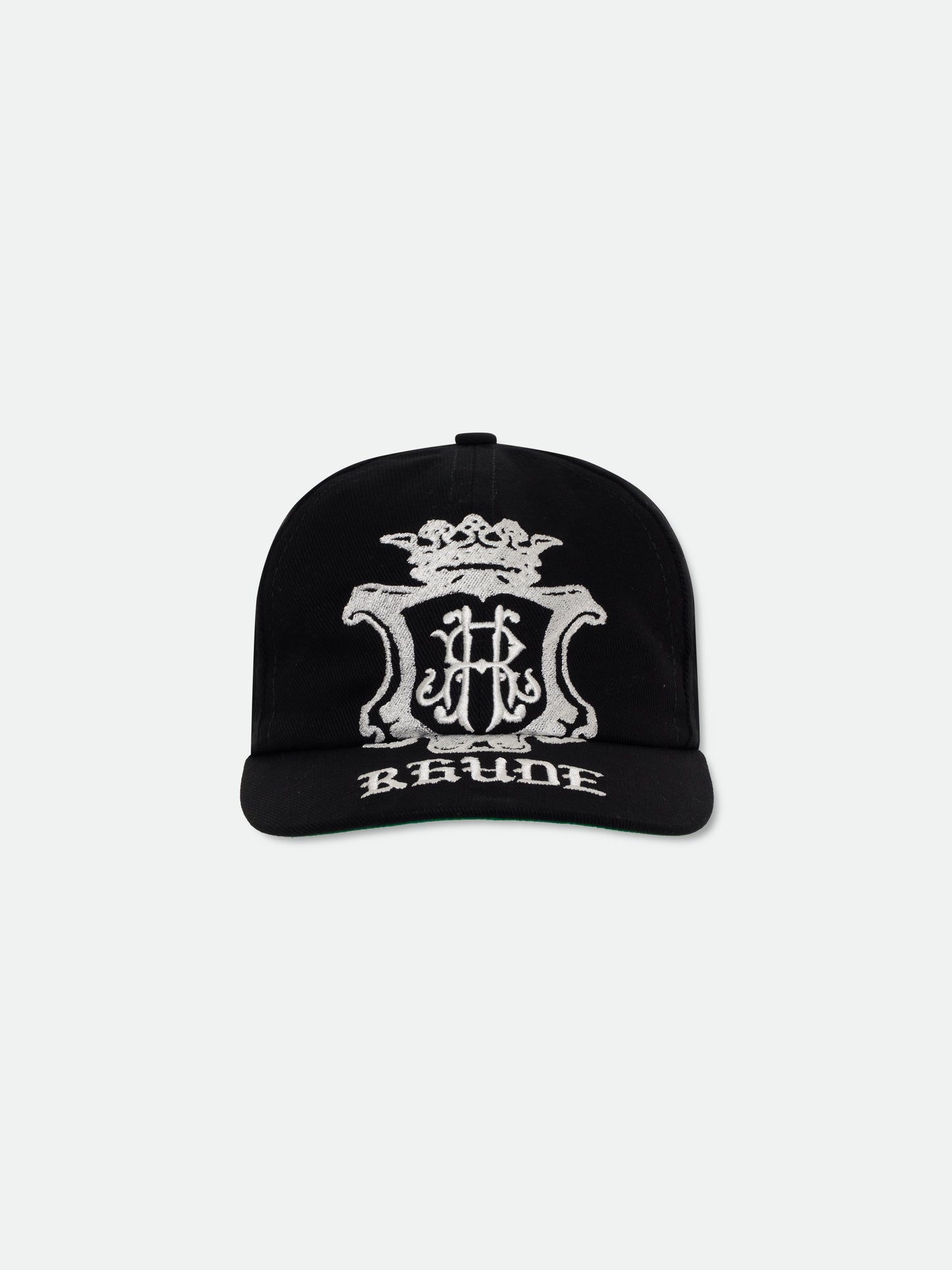 GRAND CRU CREST CURVED BRIM HAT - BLACK \/ WHITE \/