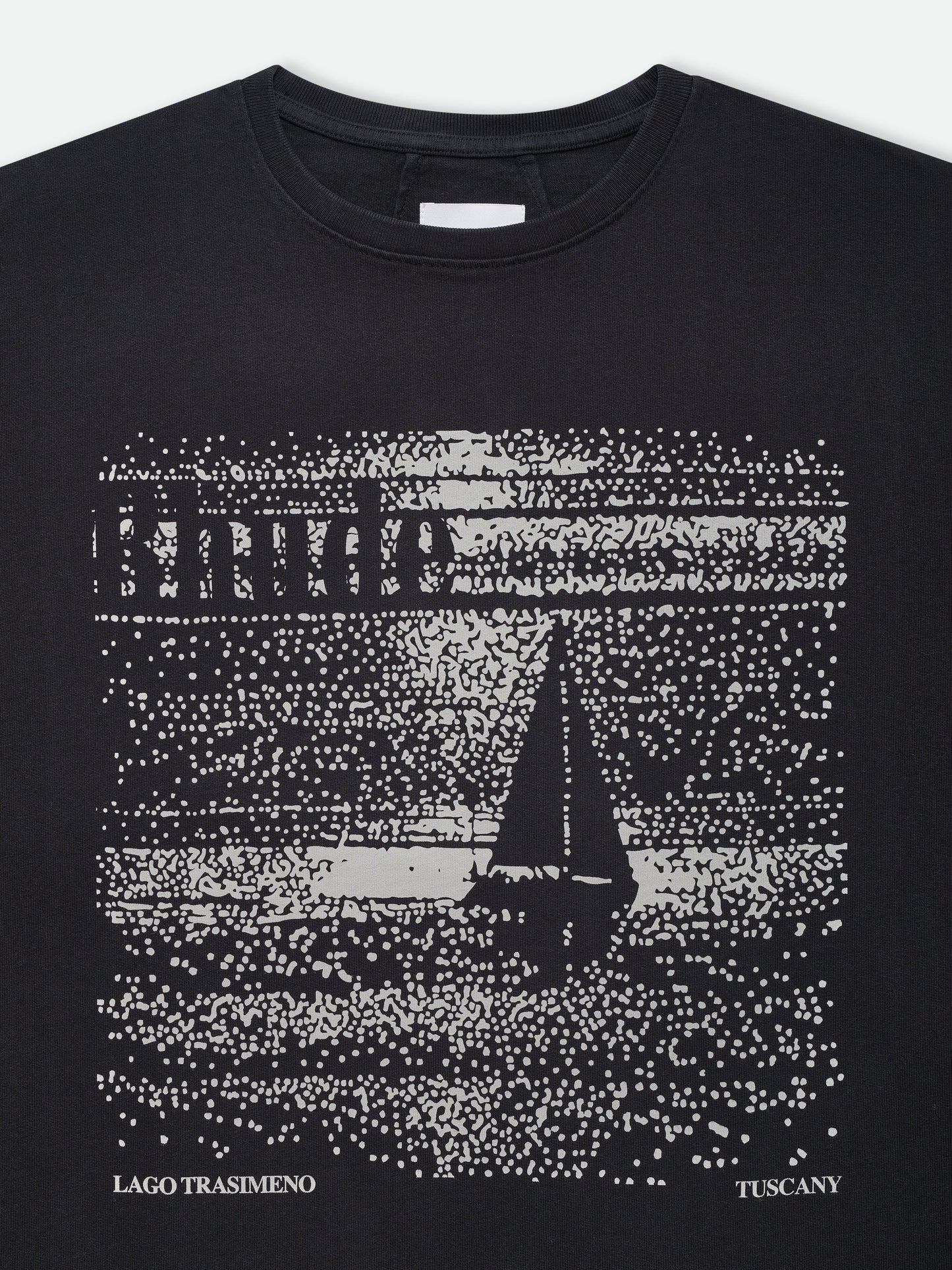LAGO TRASIMENO TEE - VINTAGE BLACK\/ WHITE