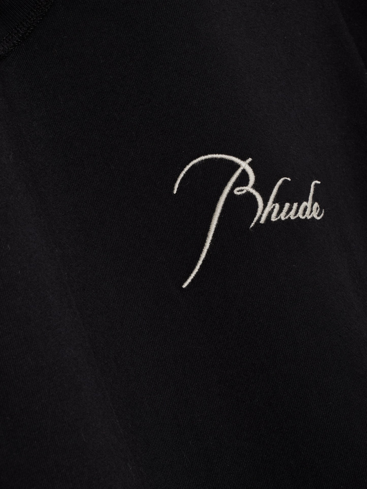 CLASSIQUE CUTOFF SLEEVE TEE - BLACK WHITE