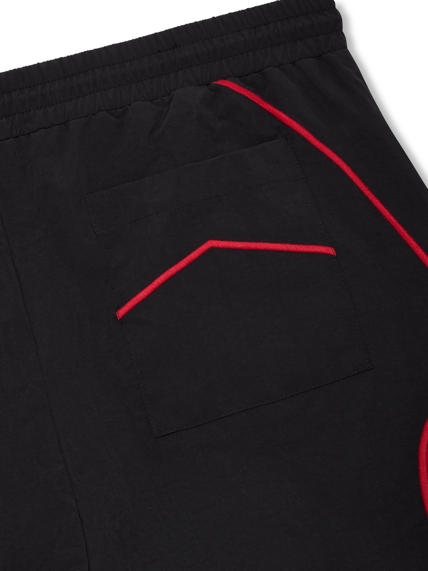 MOONLIGHT PISTA SHORT - BLACK \/ RED \/ WHITE