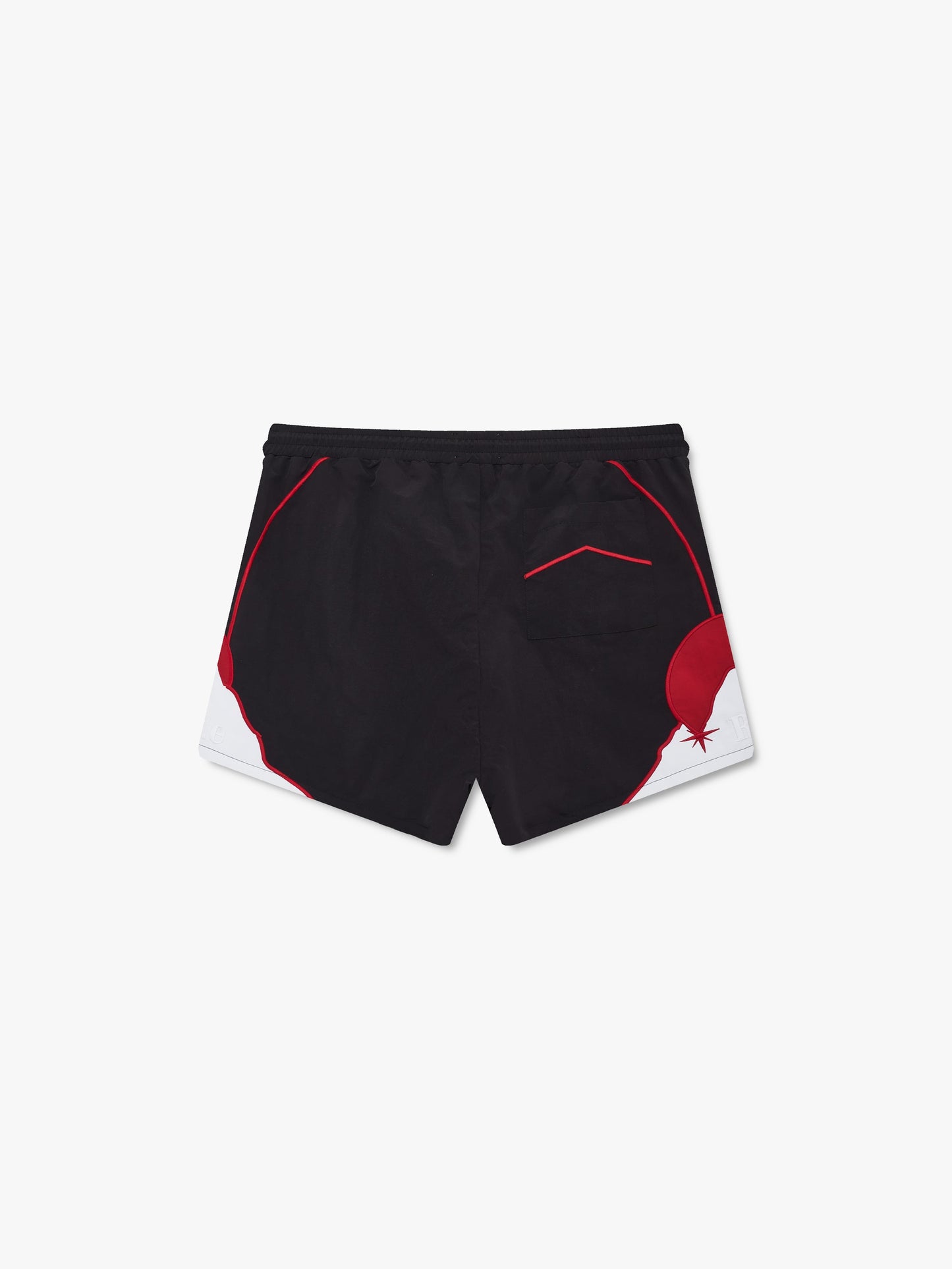 MOONLIGHT PISTA SHORT - BLACK \/ RED \/ WHITE