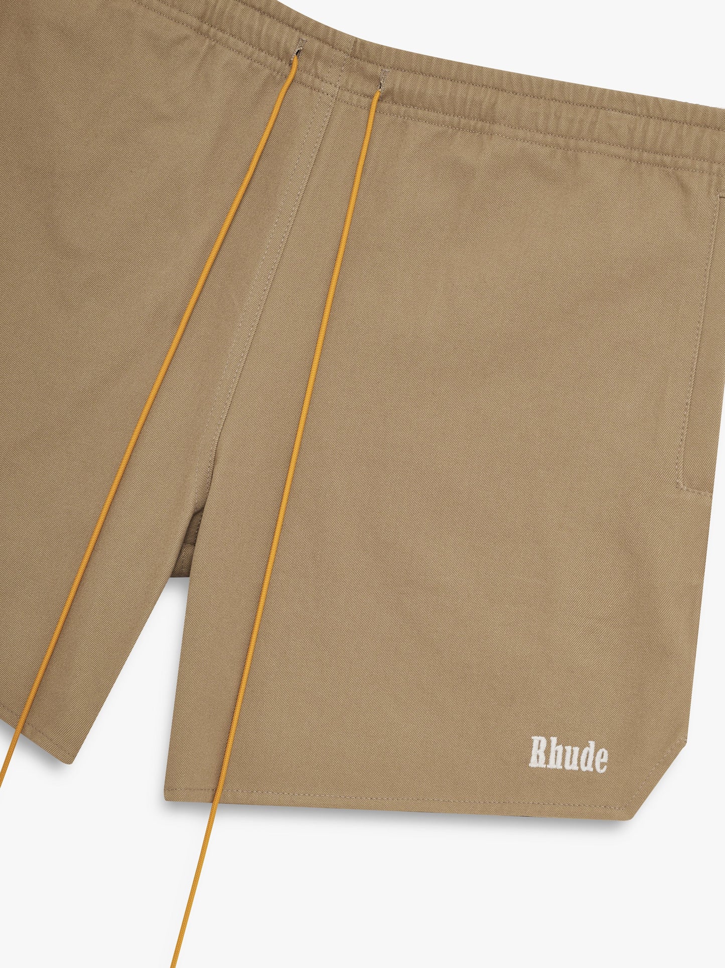 CLASSIC TWILL LOGO SHORT - KHAKI \/ WHITE