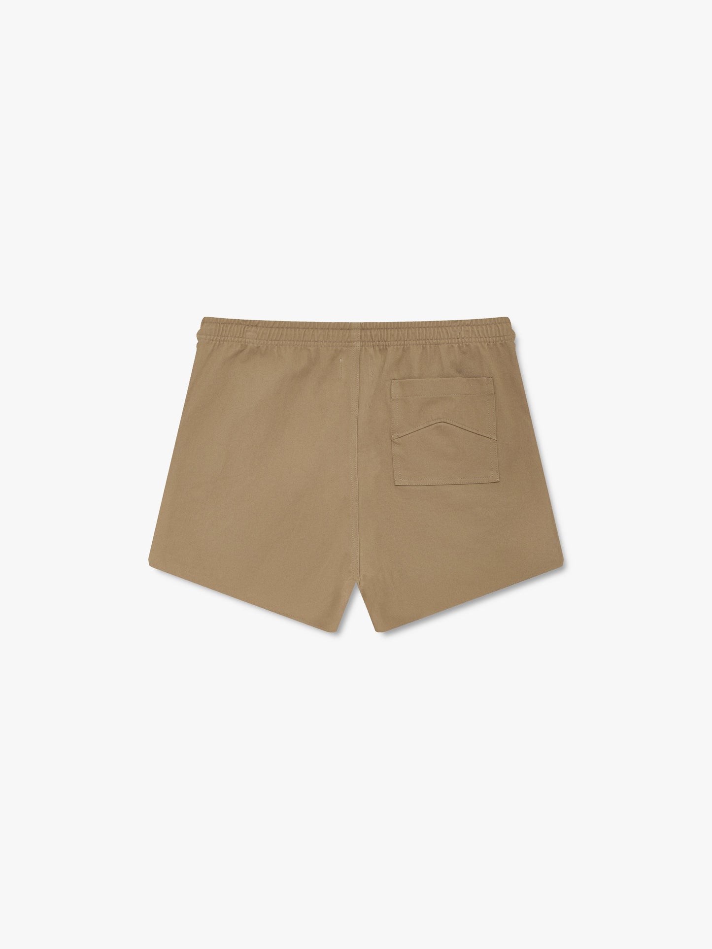 CLASSIC TWILL LOGO SHORT - KHAKI \/ WHITE