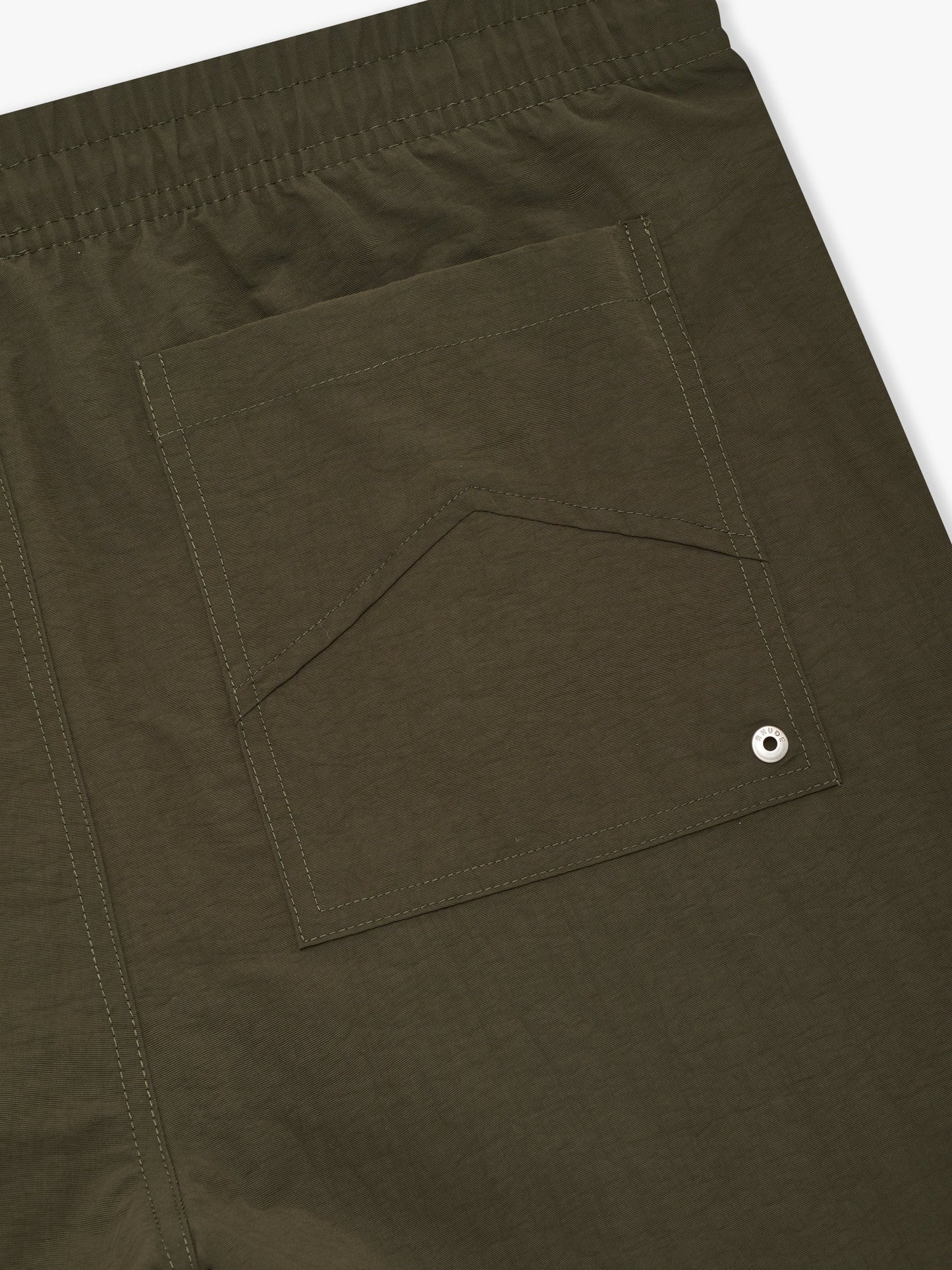 RHUDE RADIATOR SWIM TRUNKS - MOSS GREEN\/BLACK