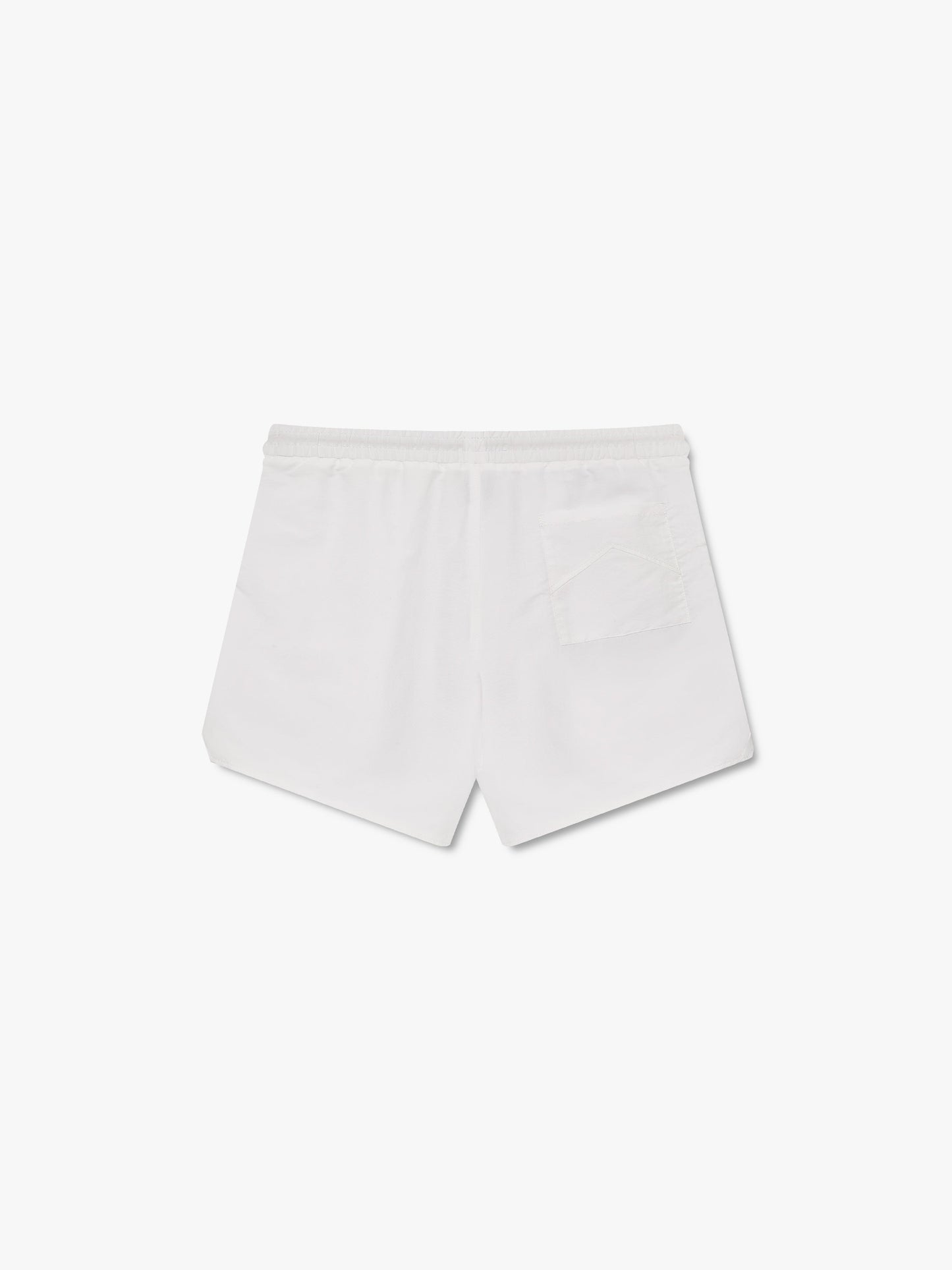 LOGO TRACK SHORT - WHITE\/RED