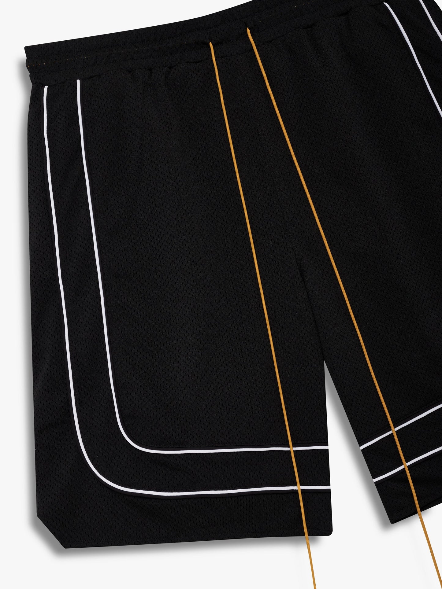 BAGGY MESH BASKETBALL SHORTS - BLACK\/WHITE