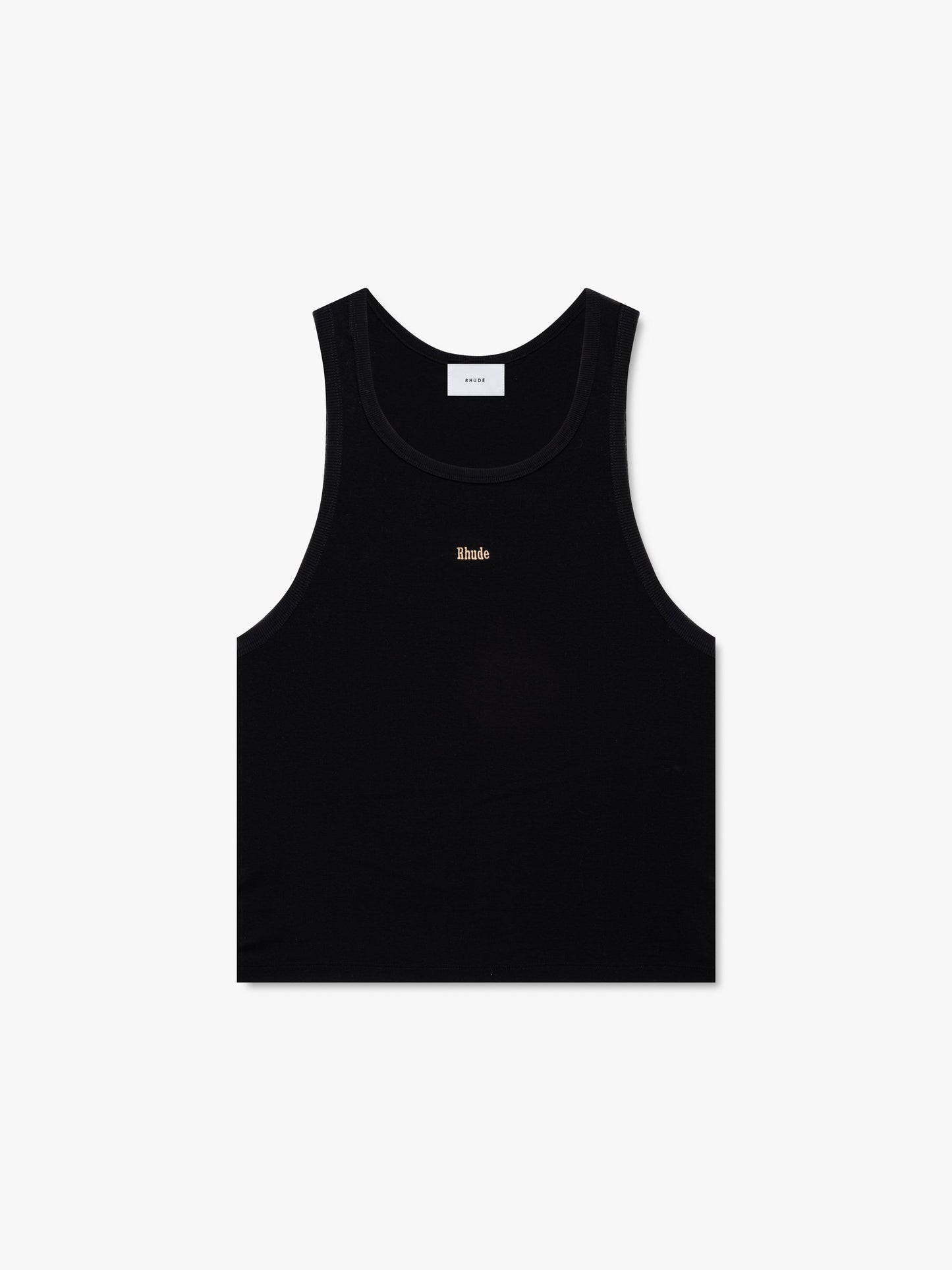 LOGO RIBBED TANK TOP
