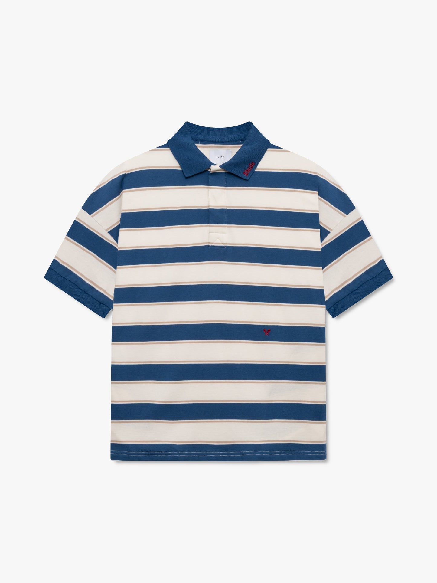 FONTAINE STRIPED SS POLO SHIRT