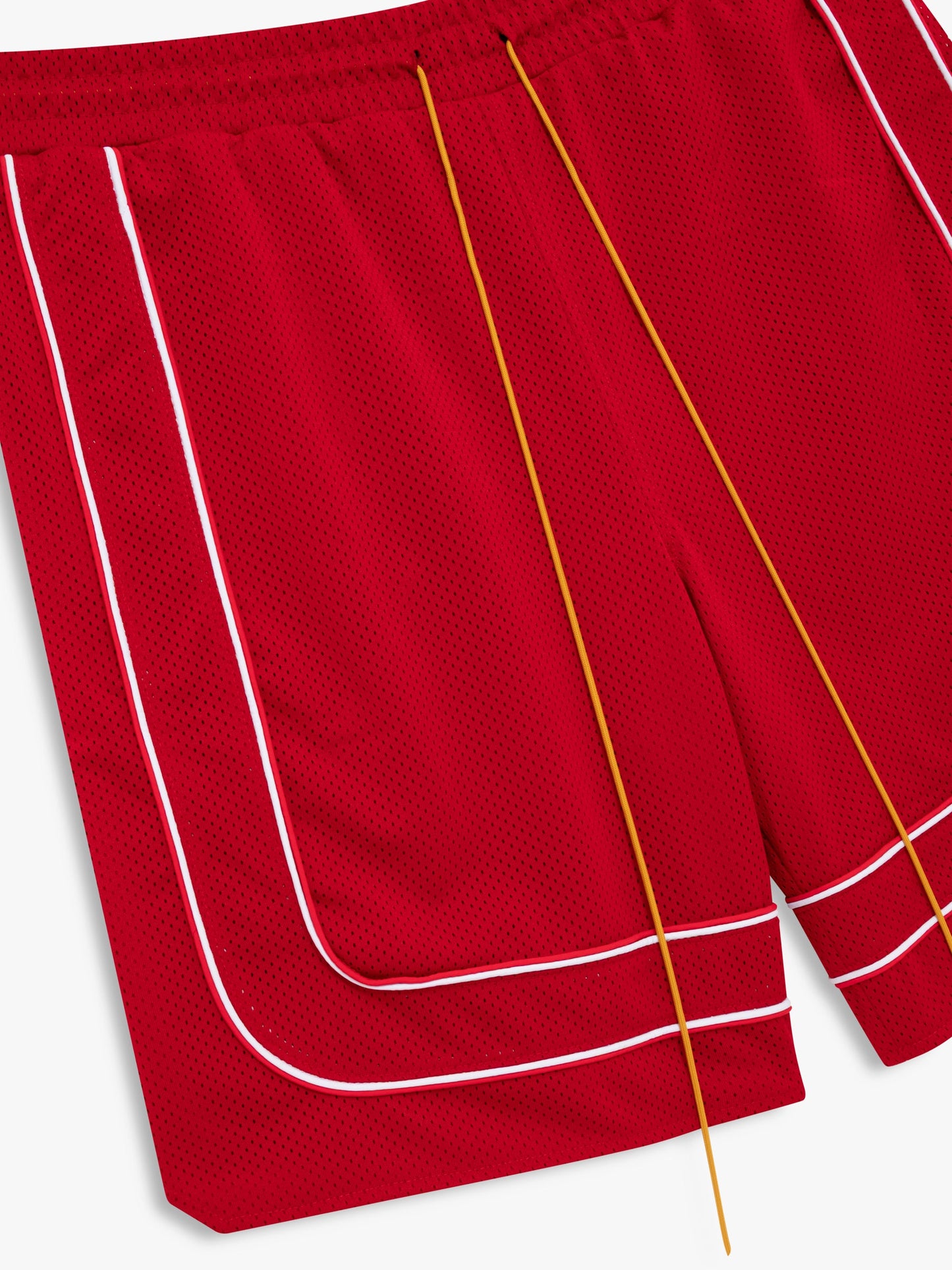 RHUDE MESH PIPING BAGGY TRACK SHORT