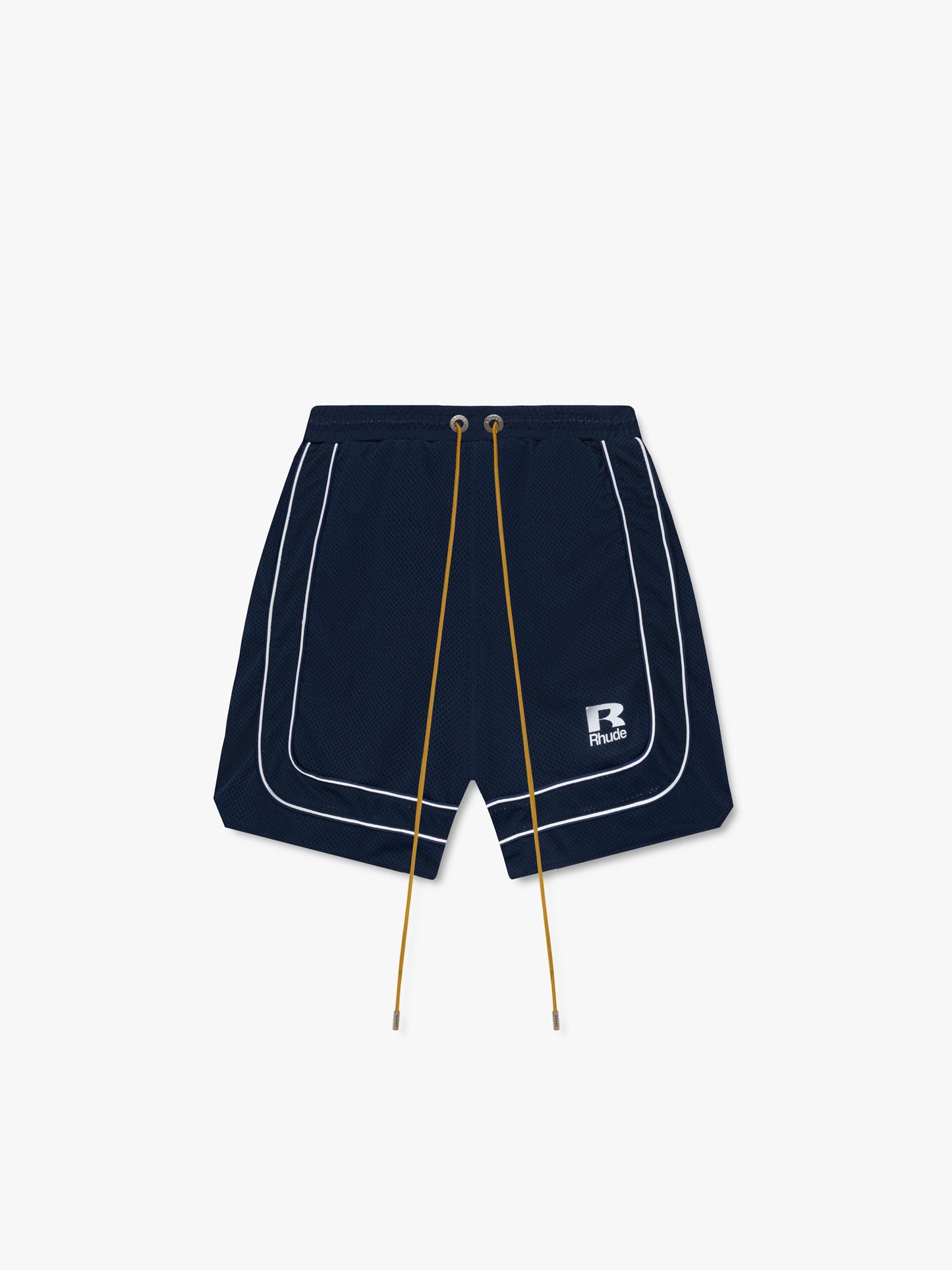 RHUDE MESH PIPING BAGGY TRACK SHORT