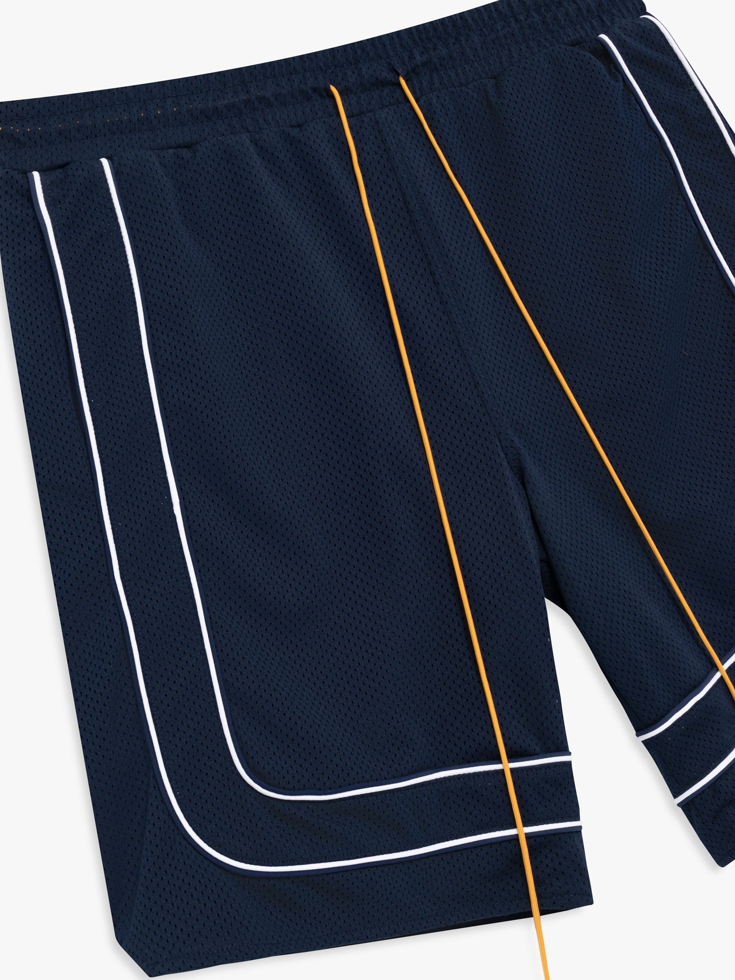 RHUDE MESH PIPING BAGGY TRACK SHORT