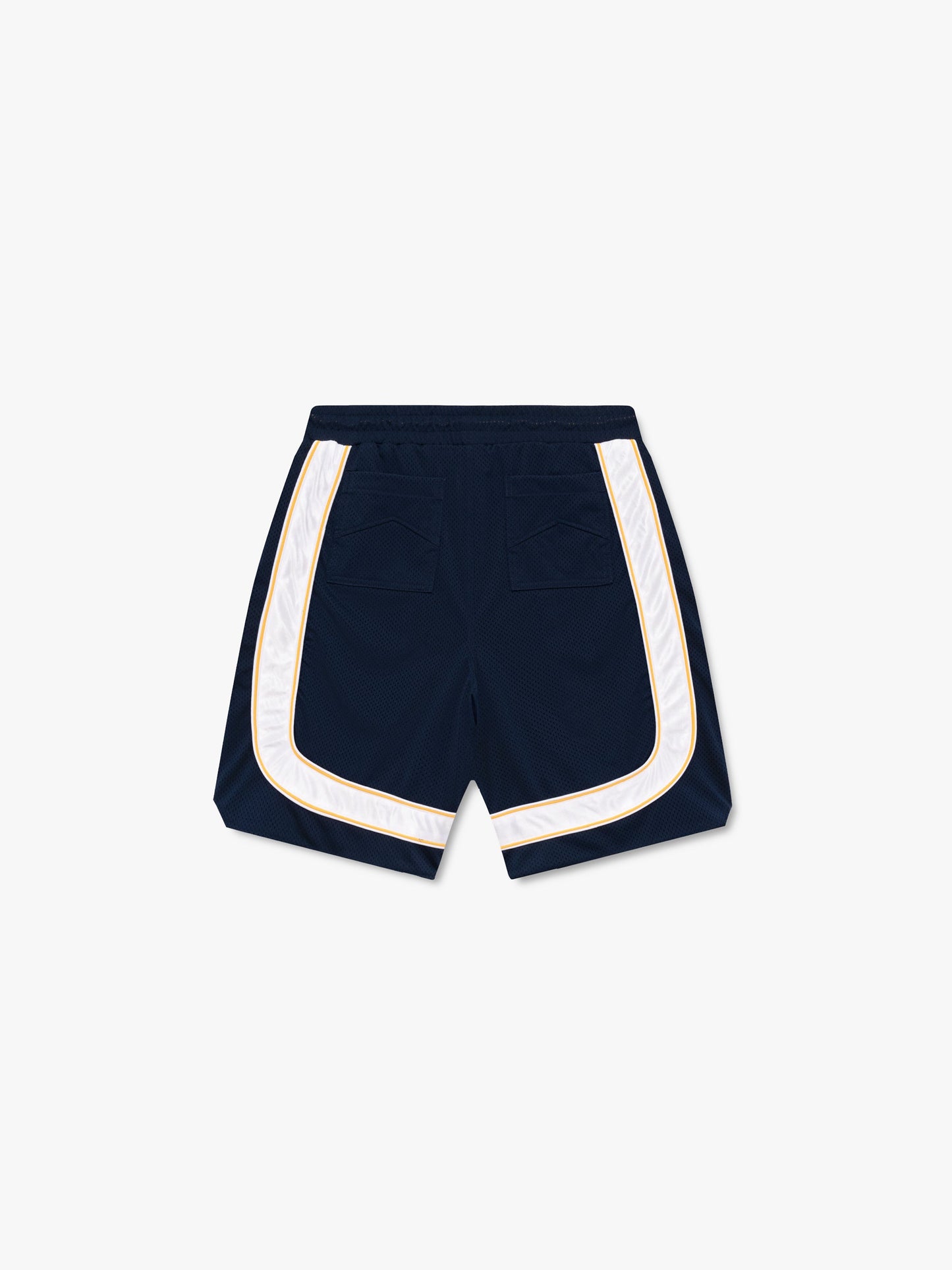 MESH PIPING BAGGY TRACK SHORT