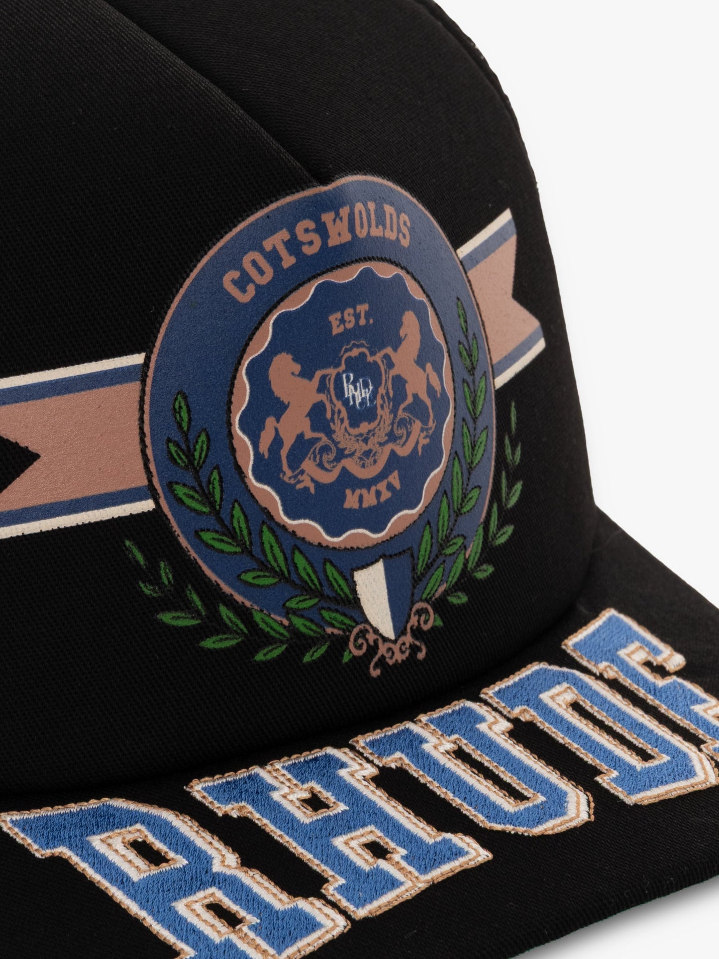 COTSWOLD TRUCKER HAT - BLACK
