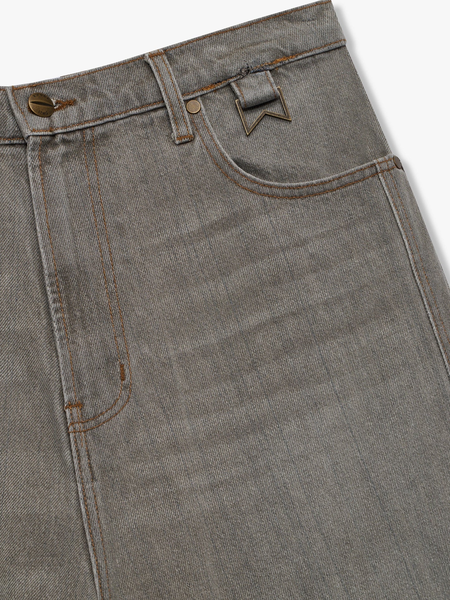 BAGGY TRAXEDO DENIM SHORT